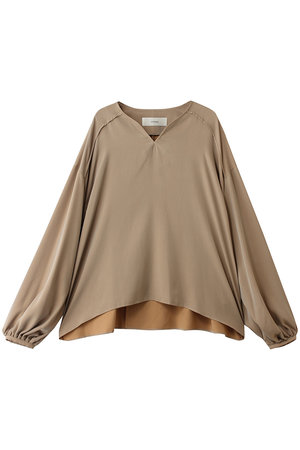 ストラスブルゴ/STRASBURGOの【CYCLAS】ギャザースリーブ スキッパーブラウス(110400/110403)