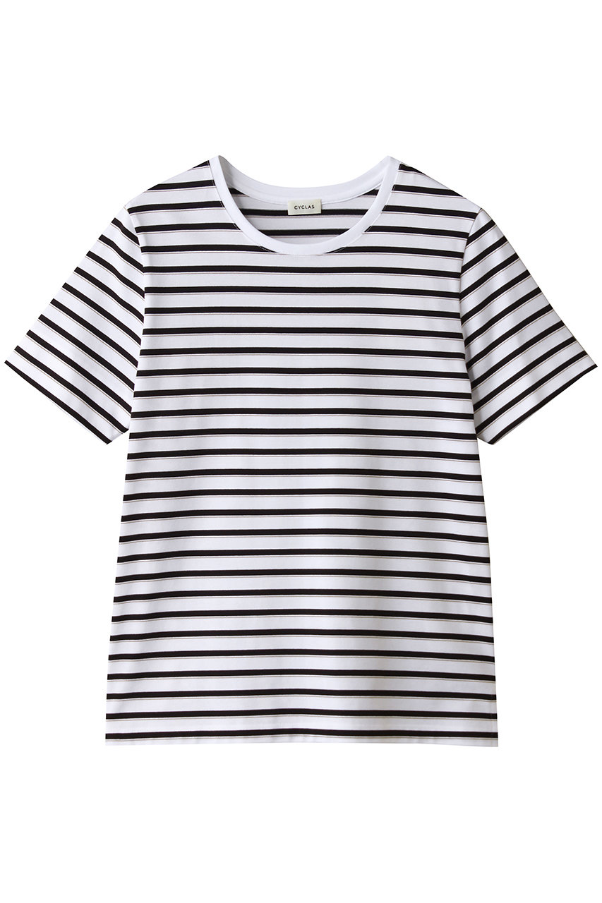 ストラスブルゴ/STRASBURGOの【CYCLAS】マルチボーダーＴシャツ(ネイビー/2162626208006)