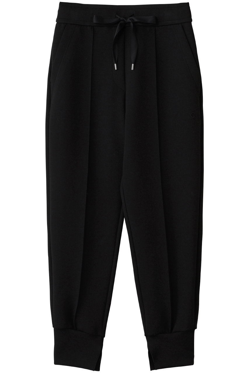 STRASBURGO 【CYCLAS】ダンボールニット パンツ (ブラック, 34(7号)) ストラスブルゴ ELLE SHOP