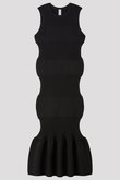 FLUTED SLEEVELESS MERMAID スリーブレスマーメイドワンピース