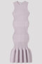 FLUTED SLEEVELESS MERMAID DRESS シーエフシーエル/CFCL LAVENDER FOG