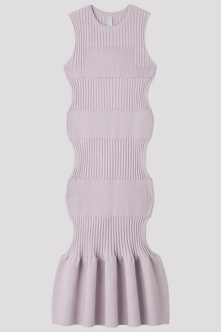 シーエフシーエル/CFCLのFLUTED SLEEVELESS MERMAID DRESS(LAVENDER FOG/CF012KH137JP00)