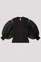 FLUTED LUCENT PUFF SLEEVE CARDIGAN シーエフシーエル/CFCL BLACK