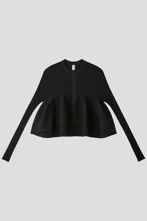 シーエフシーエル/CFCLのPOTTERY BUST FLARE CARDIGAN