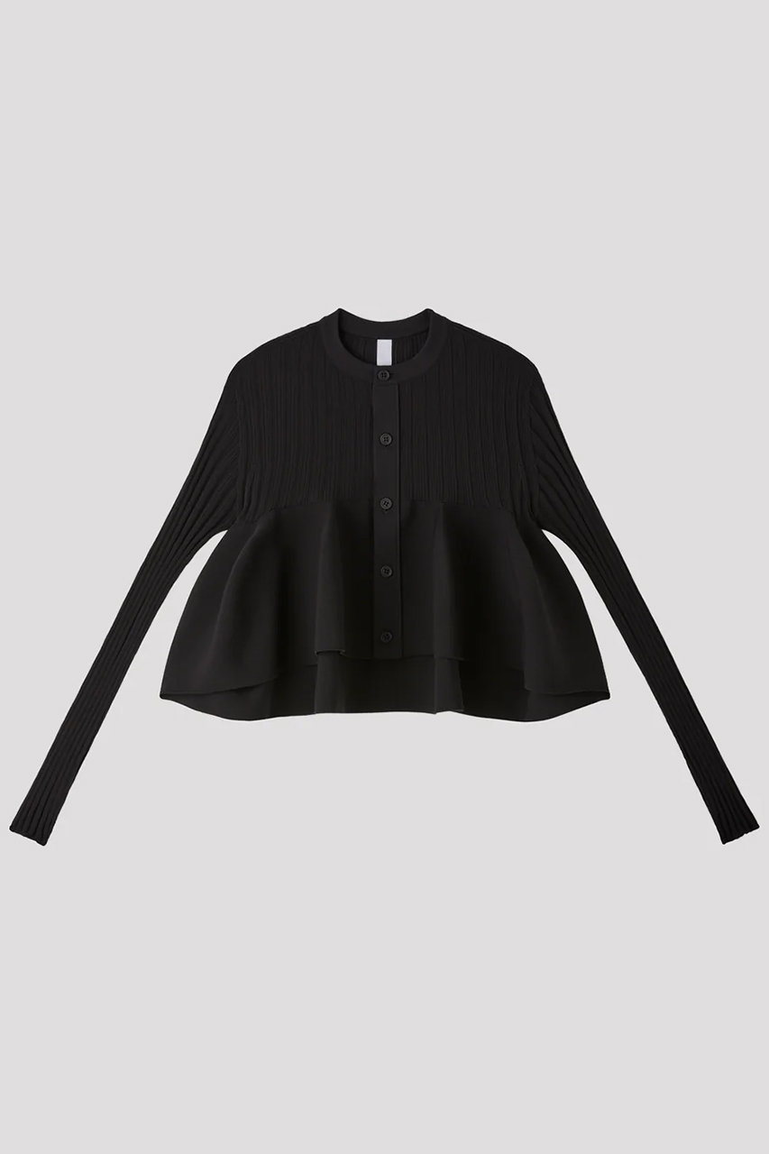 シーエフシーエル/CFCLのPOTTERY BUST FLARE CARDIGAN(BLACK/CF012KE169JP00)