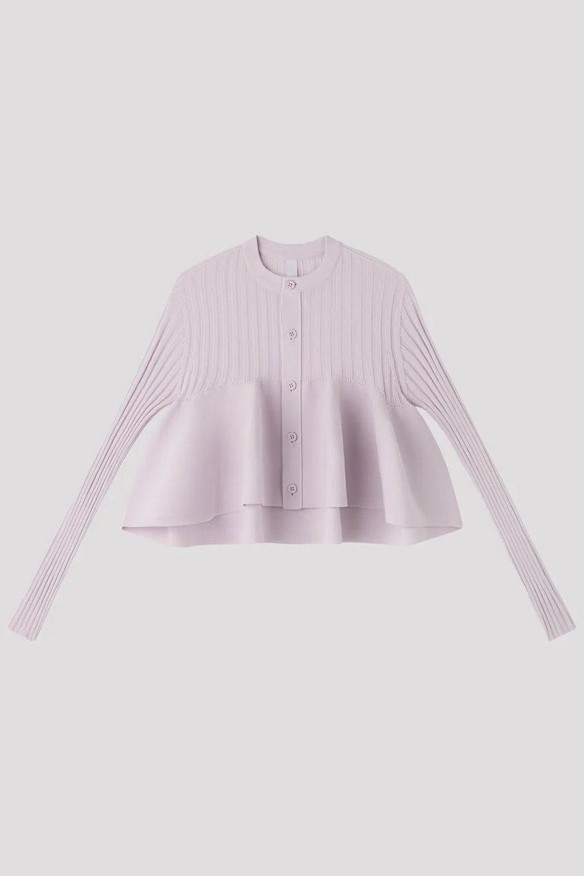 シーエフシーエル/CFCLのPOTTERY BUST FLARE CARDIGAN(LAVENDER FOG/CF012KE169JP00)