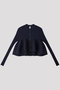 POTTERY BUST FLARE CARDIGAN シーエフシーエル/CFCL NAVY