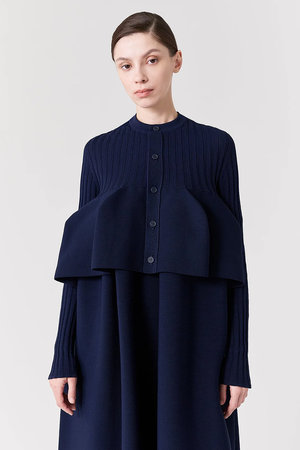シーエフシーエル/CFCLのPOTTERY BUST FLARE CARDIGAN(110300/110303)