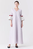 POTTERY SHORT BELL SLEEVE FLARE DRESS ショートベルスリーブフレアワンピース