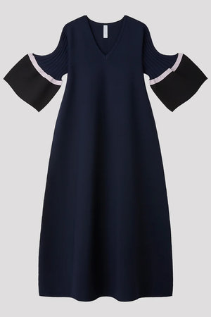 シーエフシーエル/CFCLのPOTTERY SHORT BELL SLEEVE FLARE DRESS(110500/110502)