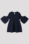 POTTERY SHORT BELL SLEEVE FLARE TOP シーエフシーエル/CFCL NAVY