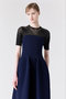 POTTERY LUCENT DECOLLETAGE SHORT SLEEVE DRESS シーエフシーエル/CFCL