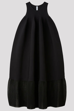 シーエフシーエル/CFCLのPOTTERY LUCENT SLEEVELESS BUST FLARE DRESS(110500/110502)