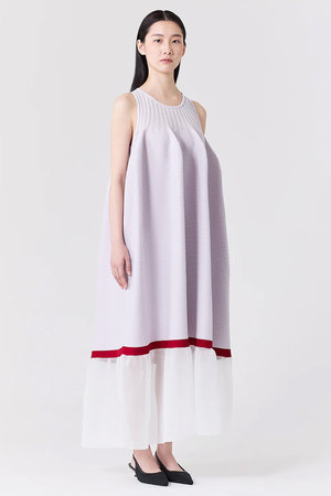 シーエフシーエル/CFCLのPOTTERY LUCENT SLEEVELESS BUST FLARE DRESS(110500/110502)