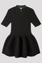 POTTERY LUCENT DECOLLETAGE SHORT SLEEVE TOP シーエフシーエル/CFCL BLACK