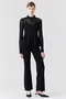 SOFT PORTRAIT TIGHT FLARE PANTS シーエフシーエル/CFCL