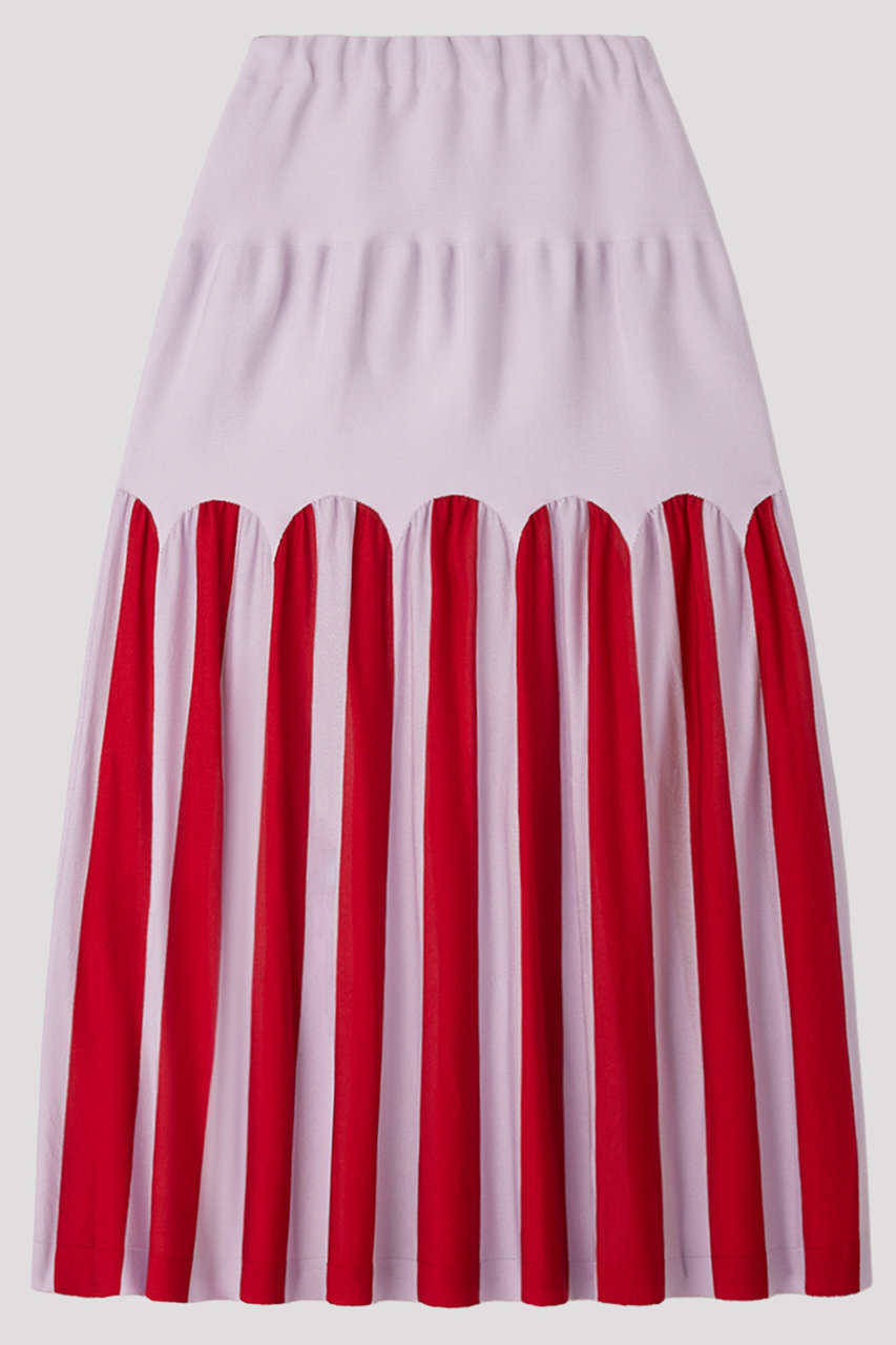 ARCHED FLARE SKIRT