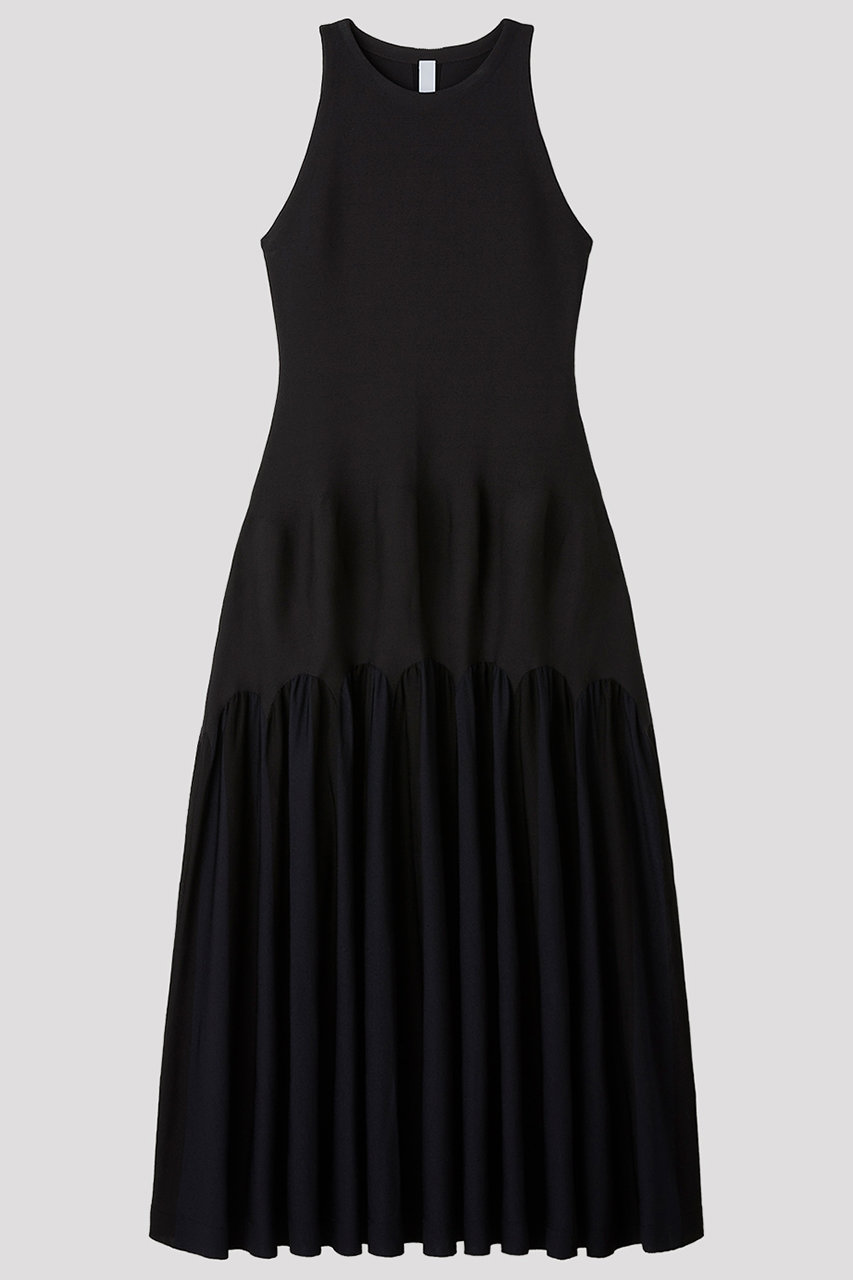 ARCHED SLEEVELESS DRESS