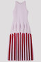 【予約販売】ARCHED SLEEVELESS DRESS シーエフシーエル/CFCL LAVENDER FOG MULTI