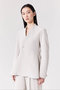 MILAN COLLARLESS FLARE JACKET シーエフシーエル/CFCL