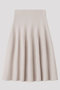 MILAN MIDI FLARE SKIRT シーエフシーエル/CFCL LINEN BEIGE