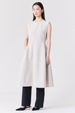 MILAN FLARE LONG VEST DRESS フレアロングベストワンピース