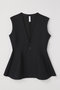 MILAN FLARE VEST フレアベスト シーエフシーエル/CFCL BLACK