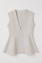 MILAN FLARE VEST フレアベスト シーエフシーエル/CFCL LINEN BEIGE