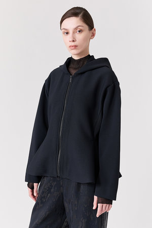 シーエフシーエル/CFCLのMILAN HOODIE FLARE JACKET フーディーフレアジャケット(110800/110801)