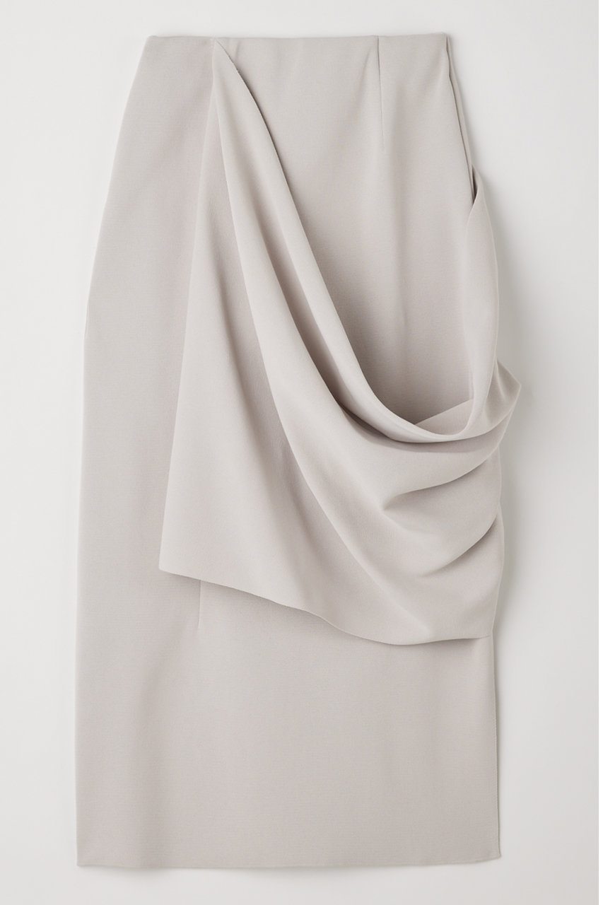 シーエフシーエル/CFCLのMILAN DRAPED SKIRT  ドレープスカート(LINEN BEIGE/CF012KG116JP00)