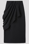 【予約販売】MILAN DRAPED SKIRT シーエフシーエル/CFCL BLACK