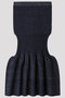 FLUTED GLITTER MERMAID SKIRT シーエフシーエル/CFCL NAVY-SILVER