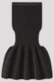 FLUTED GLITTER MERMAID SKIRT シーエフシーエル/CFCL BLACK-MULT