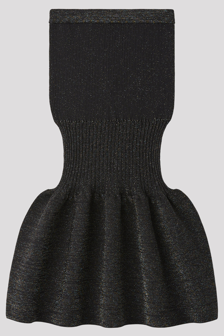 シーエフシーエル/CFCLのFLUTED GLITTER MERMAID SKIRT(BLACK-MULT/CF006KG178SP_CF008KG086)
