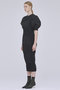FLUTED GLITTER SHORT PUFF SLEEVE DRESS シーエフシーエル/CFCL