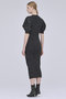 FLUTED GLITTER SHORT PUFF SLEEVE DRESS シーエフシーエル/CFCL