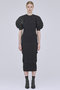 FLUTED GLITTER SHORT PUFF SLEEVE DRESS シーエフシーエル/CFCL