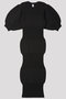 FLUTED GLITTER SHORT PUFF SLEEVE DRESS シーエフシーエル/CFCL