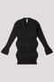FLUTED LONG CARDIGAN シーエフシーエル/CFCL BLACK