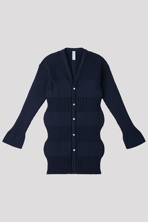 シーエフシーエル/CFCLのFLUTED LONG CARDIGAN(110300/110303)