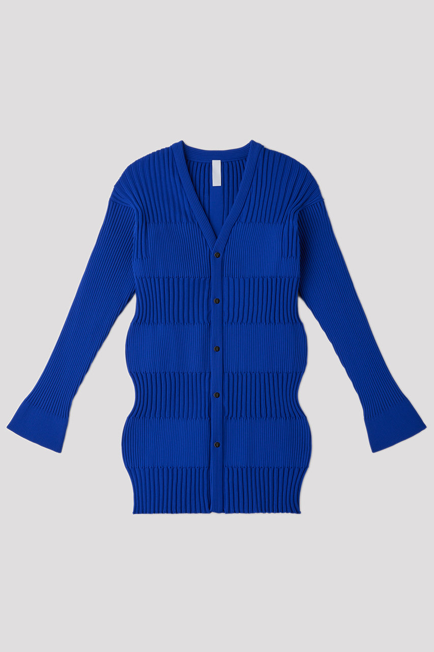 シーエフシーエル/CFCLのFLUTED LONG CARDIGAN(BLUE/CF009KE060_CF010KE120JP00)