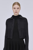 FLUTED SHIRT CARDIGAN
