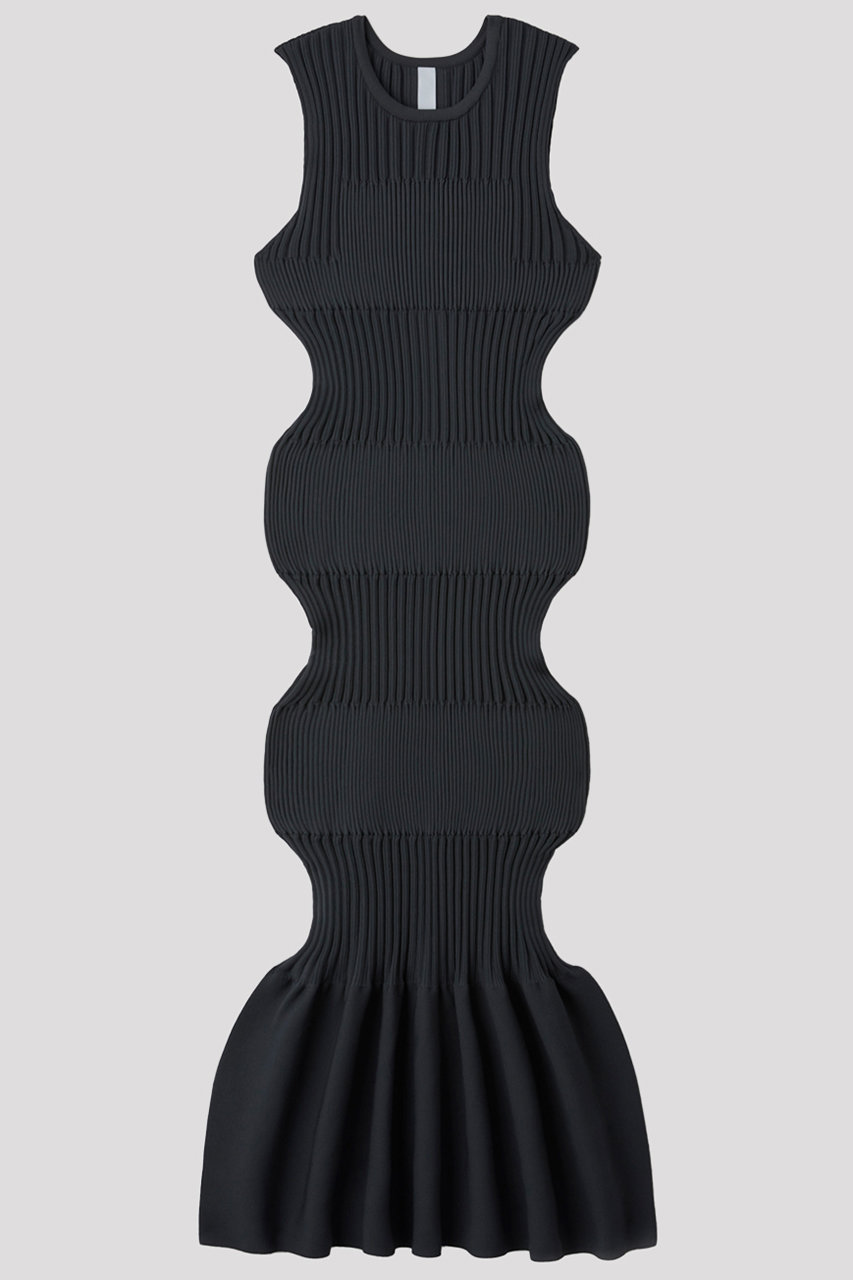 シーエフシーエル/CFCLのFLUTED SLEEVELESS MERMAID DRESS(SHADOW GRAY/CF007KH109_CF012KH137JP00)
