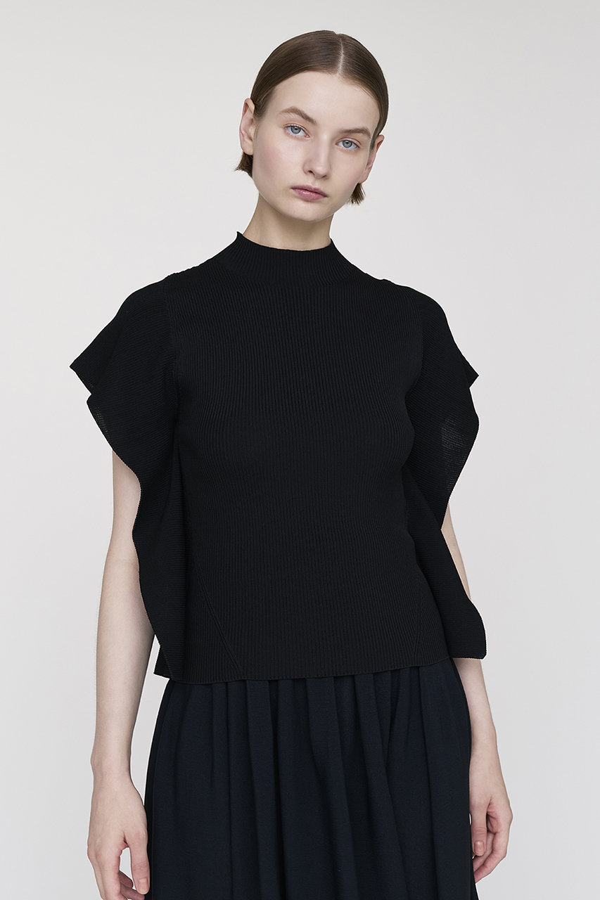 CFCL(シーエフシーエル)｜PORTRAIT CREASE TOP トップ/BLACK の通販