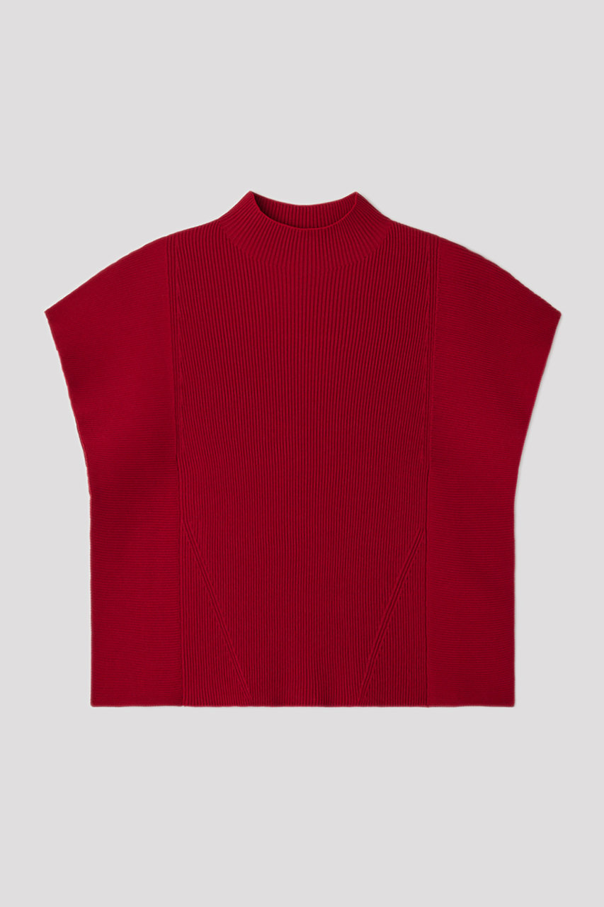 シーエフシーエル/CFCLのPORTRAIT CREASE TOP(MAROON RED/CF009KN052_CF011KN128JP00)