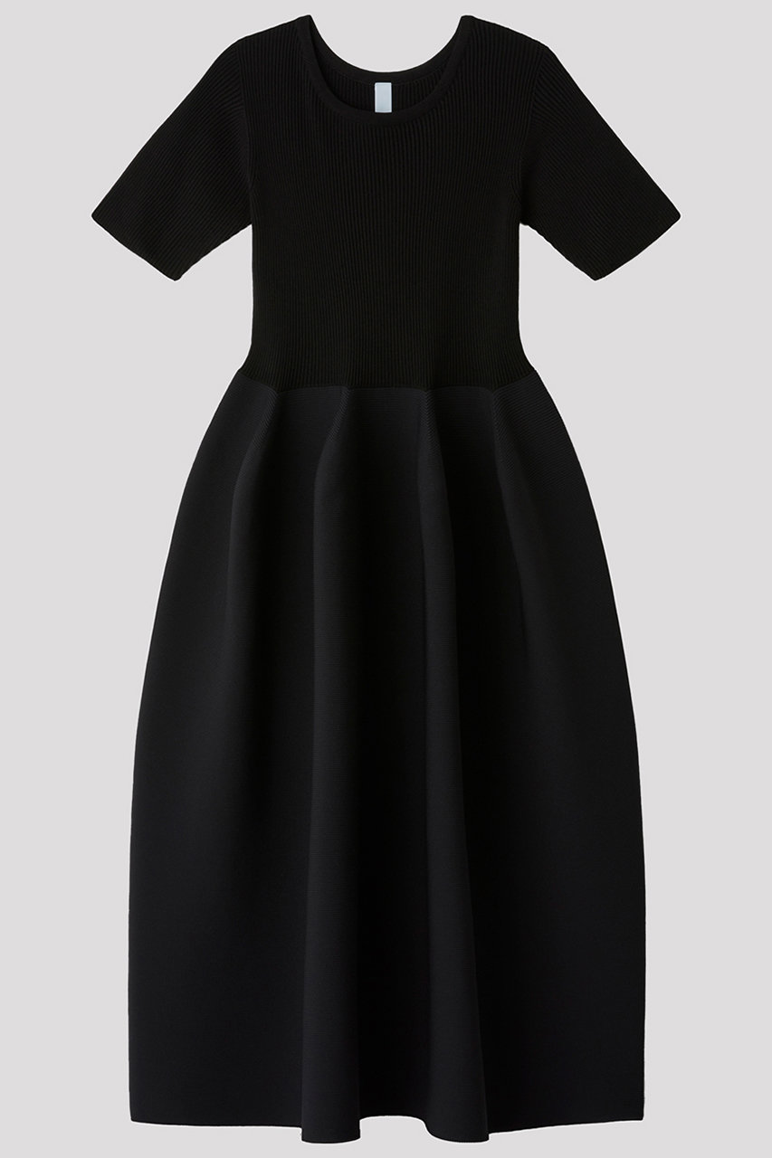 シーエフシーエル/CFCLのPOTTERY CUPRO SHORT SLEEVE DRESS(BLACK/CF006KH002)