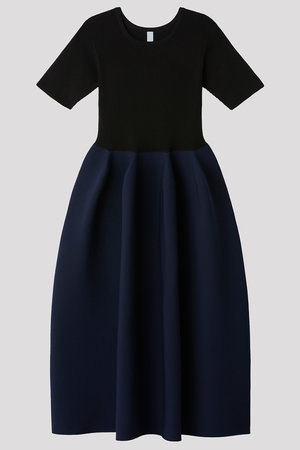 シーエフシーエル/CFCLのPOTTERY CUPRO SHORT SLEEVE DRESS(110500/110502)