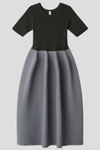 POTTERY CUPRO SHORT SLEEVE DRESS