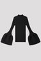 POTTERY GLITTER BELL SLEEVE TOP シーエフシーエル/CFCL BLACK-BLACK
