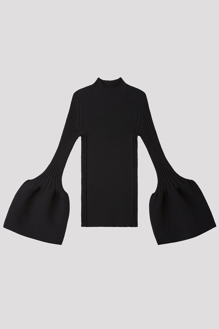 シーエフシーエル/CFCLのPOTTERY GLITTER BELL SLEEVE TOP(BLACK-BLACK/CF008KN260SP)